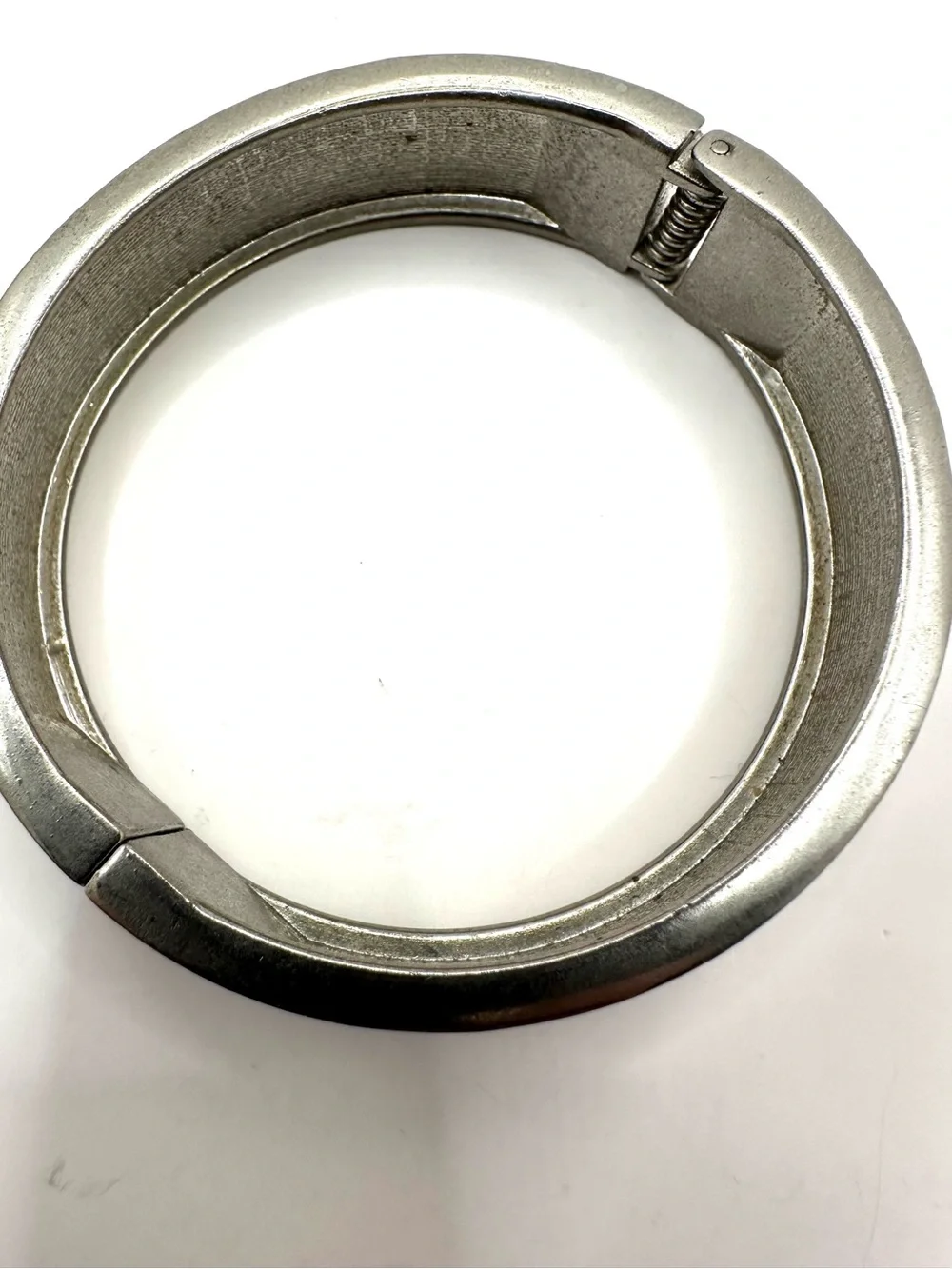 Fashion: Black Enamel Silver Bracelet